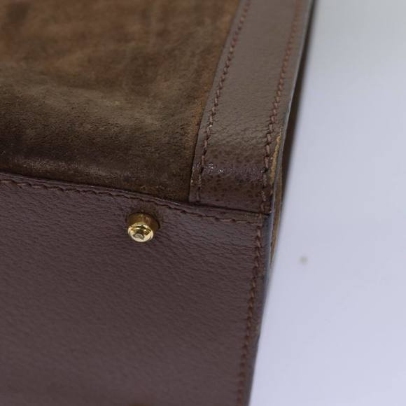 GUCCI Bamboo Tote Bag Suede Brown 002 2853 0260 0 Auth 75116 - Picture 16 of 16